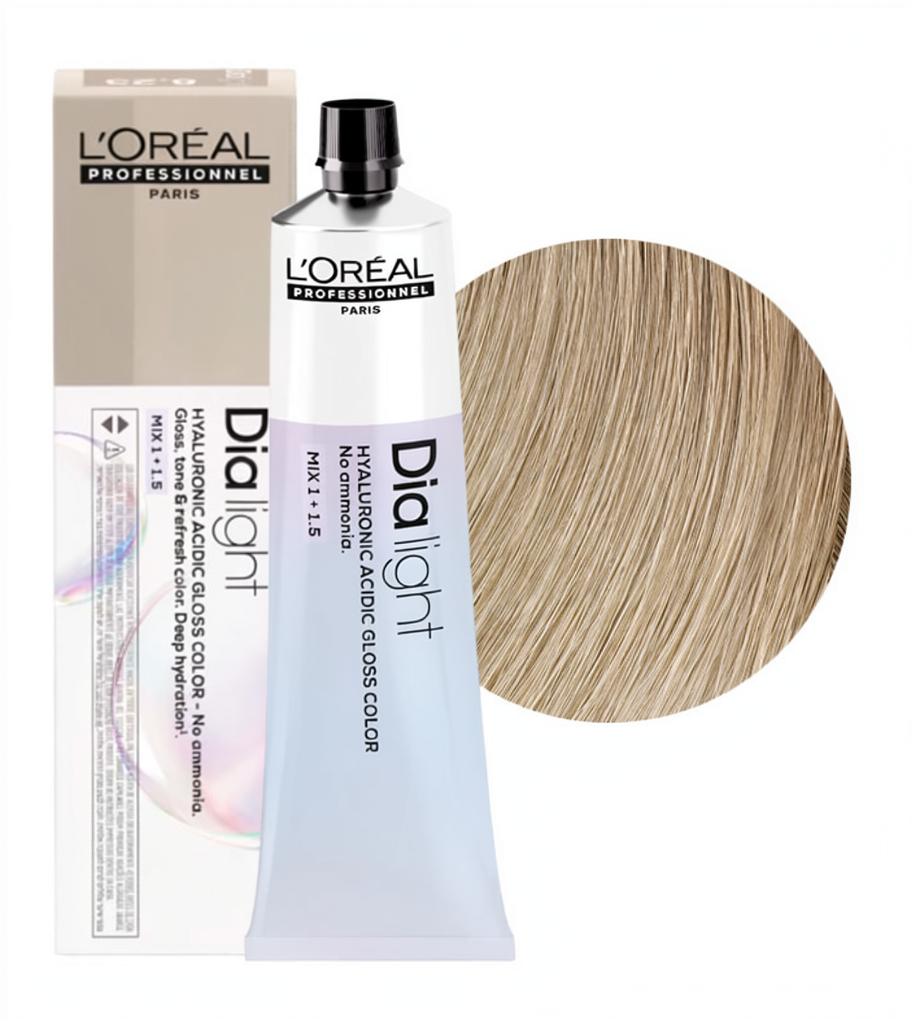 L'OREAL PROFESSIONNEL 10.13 DIA LIGHT ТОНИРУЮЩАЯ КРАСКА ДЛЯ ВОЛОС МОЛОЧНЫЙ КОКТЕЙЛЬ ПЕПЕЛЬНО-ЗОЛОТИСТЫЙ, 60мл