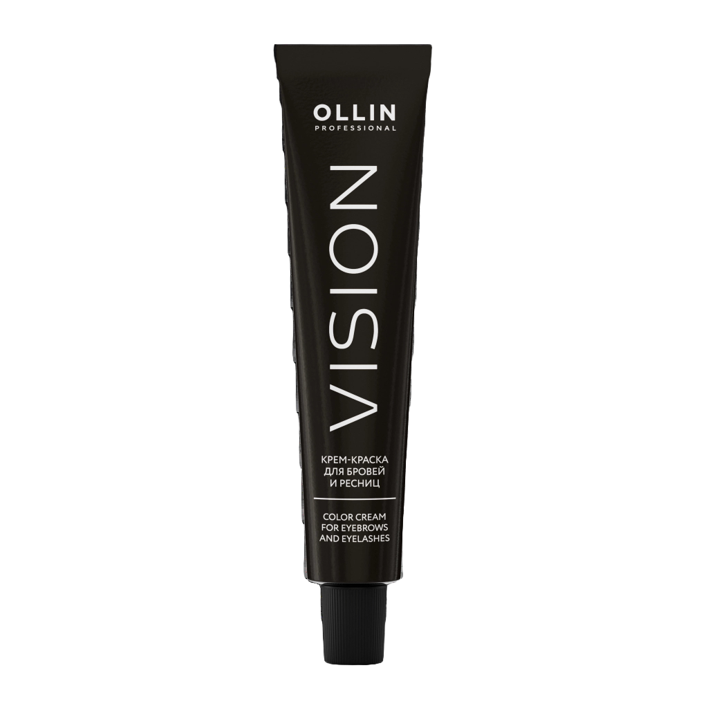 OLLIN PROFESSIONNEL VISION Крем-краска для бровей и ресниц (Графит), 20мл