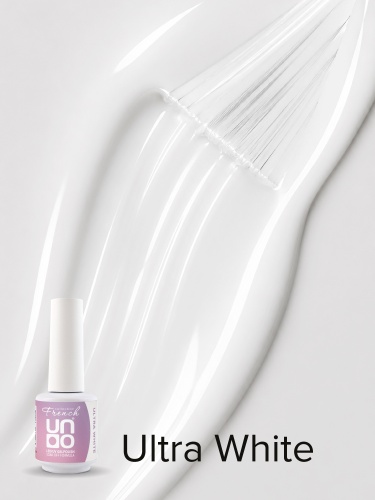 UNO FRENCH Гель-лак Ultra White - Ультра белый, 8 г — изображение 2